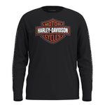 HARLEY-DAVIDSON MENS BAR & SHIELD LONG SLEEVE PAJAMA SET