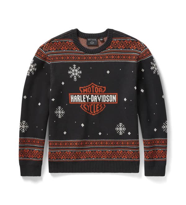 HARLEY-DAVIDSON MENS HARLEY HOLIDAY SWEATER
