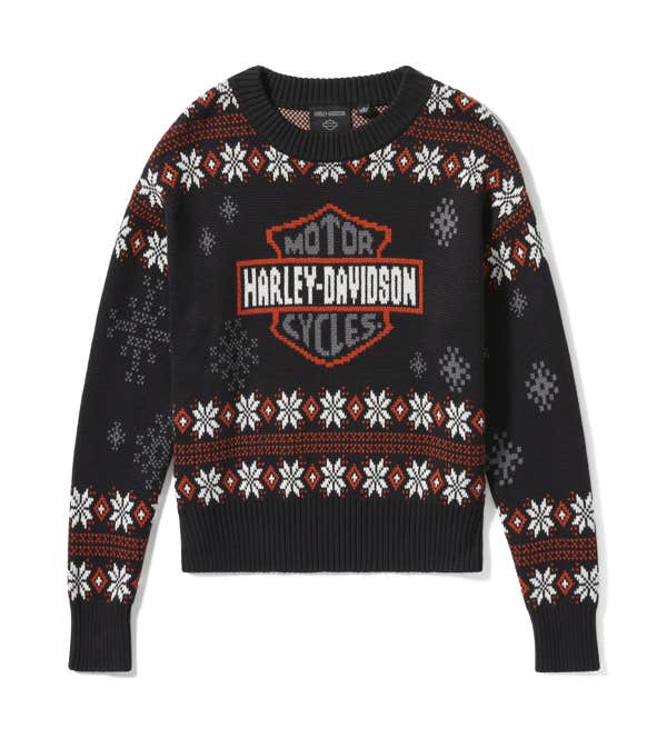HARLEY-DAVIDSON WOMENS HARLEY HOLIDAY SWEATER