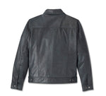 HARLEY-DAVIDSON MENS IRON MOUNTAIN LEATHER JACKET