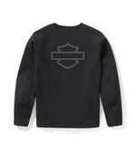 HARLEY-DAVIDSON MENS H-D DEFLECTOR CREW RIDING FLEECE