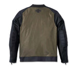 HARLEY-DAVIDSON MENS ZEPHYR MESH JACKET WITH ZIP-OUT LINER