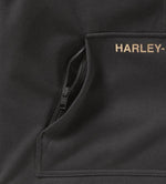 HARLEY-DAVIDSON WOMENS H-D DEFLECTOR HALF ZIP RIDING FLEECE