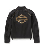 HARLEY-DAVIDSON WOMENS H-D DEFLECTOR HALF ZIP RIDING FLEECE