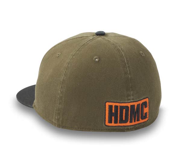 HARLEY-DAVIDSON MENS THE GRID FITTED CAP