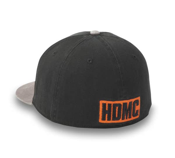 HARLEY-DAVIDSON MENS THE GRID FITTED CAP