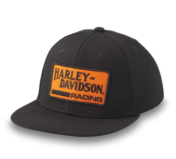 HARLEY-DAVIDSON MENS DROP H LOW PROFILE ADJUSTABLE CAP