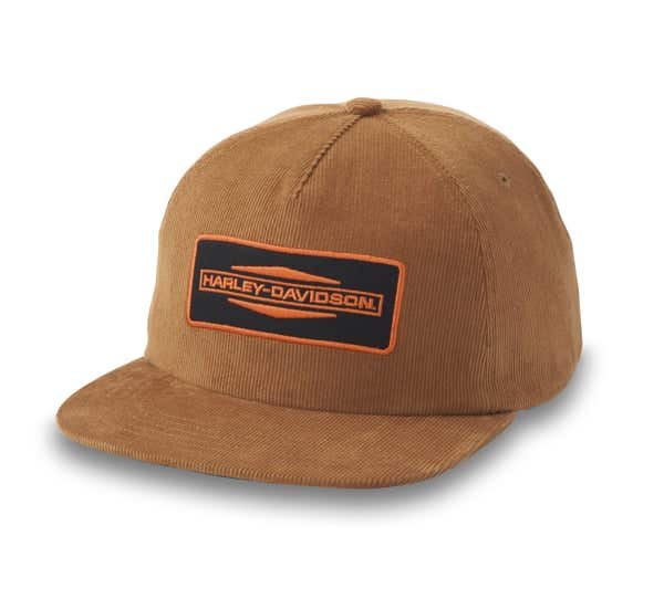 HARLEY-DAVIDSON MENS STACKED BAR & SHIELD 5-PANEL CAP