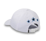 HARLEY-DAVIDSON WOMENS THREE STARS BAR & SHIELD ADJUSTABLE CAP