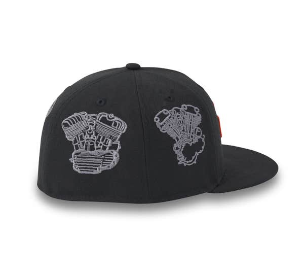 HARLEY-DAVIDSON MENS V-TWIN ENGINE 59FIFTY CAP