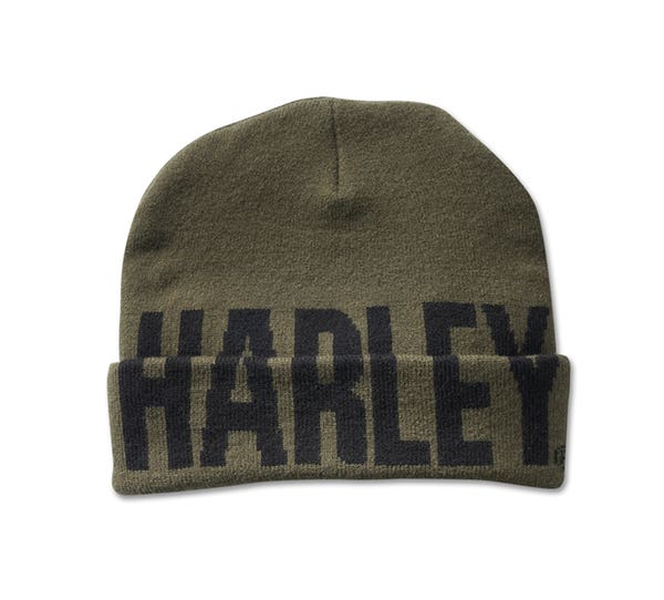 HARLEY-DAVIDSON MENS HARLEY CUFFED BEANIE