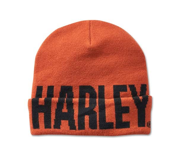 HARLEY-DAVIDSON MENS HARLEY CUFFED BEANIE