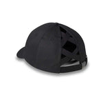 HARLEY-DAVIDSON WOMENS ILLUMINATE BAR & SHIELD PONYTAIL CAP