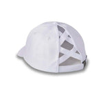 HARLEY-DAVIDSON WOMENS ILLUMINATE BAR & SHIELD PONYTAIL CAP