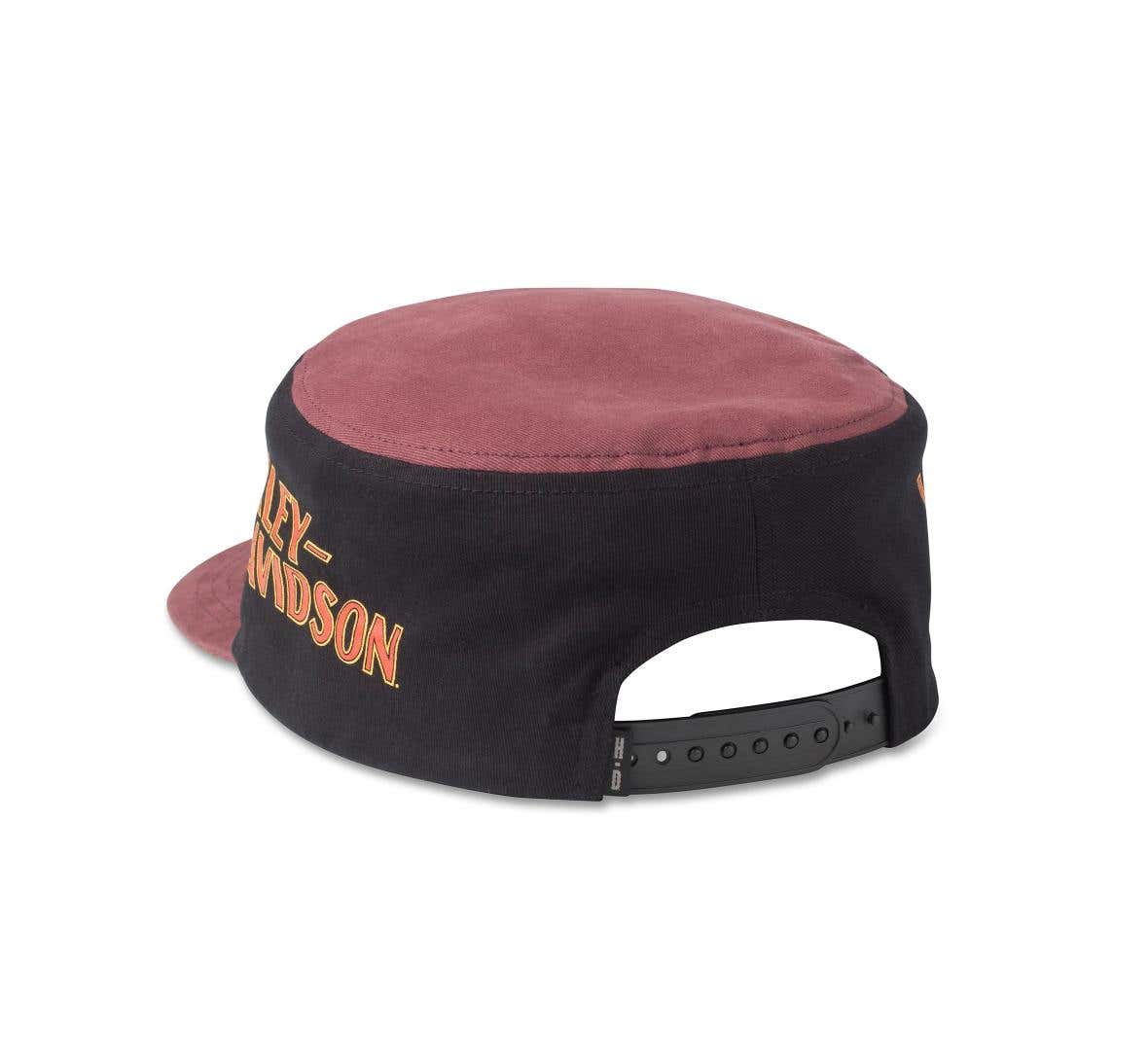 HARLEY-DAVIDSON MENS BAR & SHIELD PILLBOX HAT