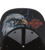 HARLEY-DAVIDSON MENS LIGHTNING EAGLE PANHEAD FITTED CAP