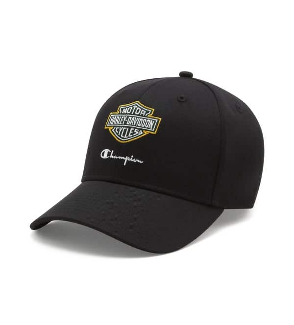 HARLEY-DAVIDSON MENS CHAMPION X HARLEY-DAVIDSON ADJUSTABLE BASEBALL CAP