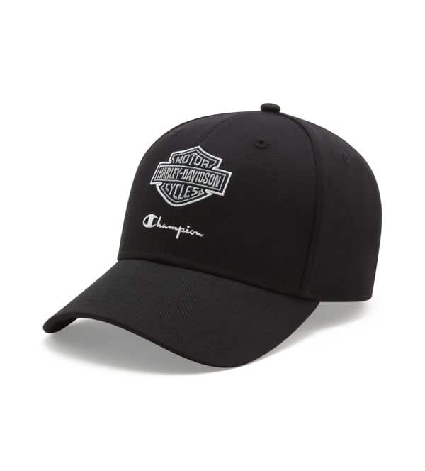 HARLEY-DAVIDSON MENS CHAMPION X HARLEY-DAVIDSON ADJUSTABLE BASEBALL CAP