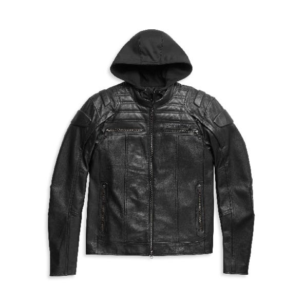 HARLEY-DAVIDSON MENS AURORAL II 3-IN-1 LEATHER JACKET