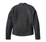 HARLEY-DAVIDSON MENS CITADEL SNAPTAB LEATHER JACKET