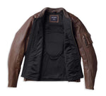 HARLEY-DAVIDSON MENS VENTURA 3-IN1 LEATHER JACKET