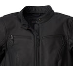 HARLEY-DAVIDSON WOMENS MOXIE WILLIE GLACED LEATHER JACKET