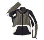 HARLEY-DAVIDSON WOMENS ACE MIXED LEATHER JACKET