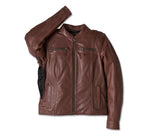 HARLEY-DAVIDSON WOMENS LINDEN LEATHER JACKET