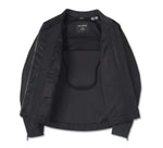 HARLEY-DAVIDSON WOMENS WILLIE G SKULL GRAPHIC TRIPLE VENT SYSTEM 2.0 TEXTILE RIDING JACKET