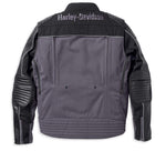 HARLEY-DAVIDSON MENS SHERIDAN SWITCHBACK LITE MIXED MEDIA JACKET