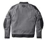 HARLEY-DAVIDSON MENS ZEPHYR MESH JACKET WITH ZIP-OUT LINER
