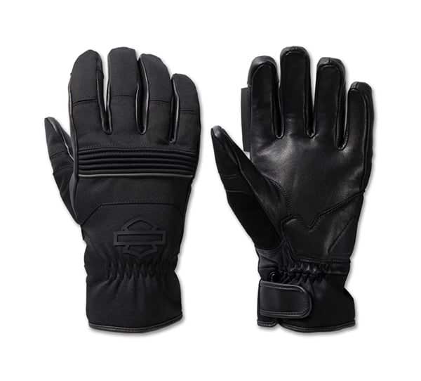 HARLEY-DAVIDSON MENS APEX MIXED MEDIA GLOVES