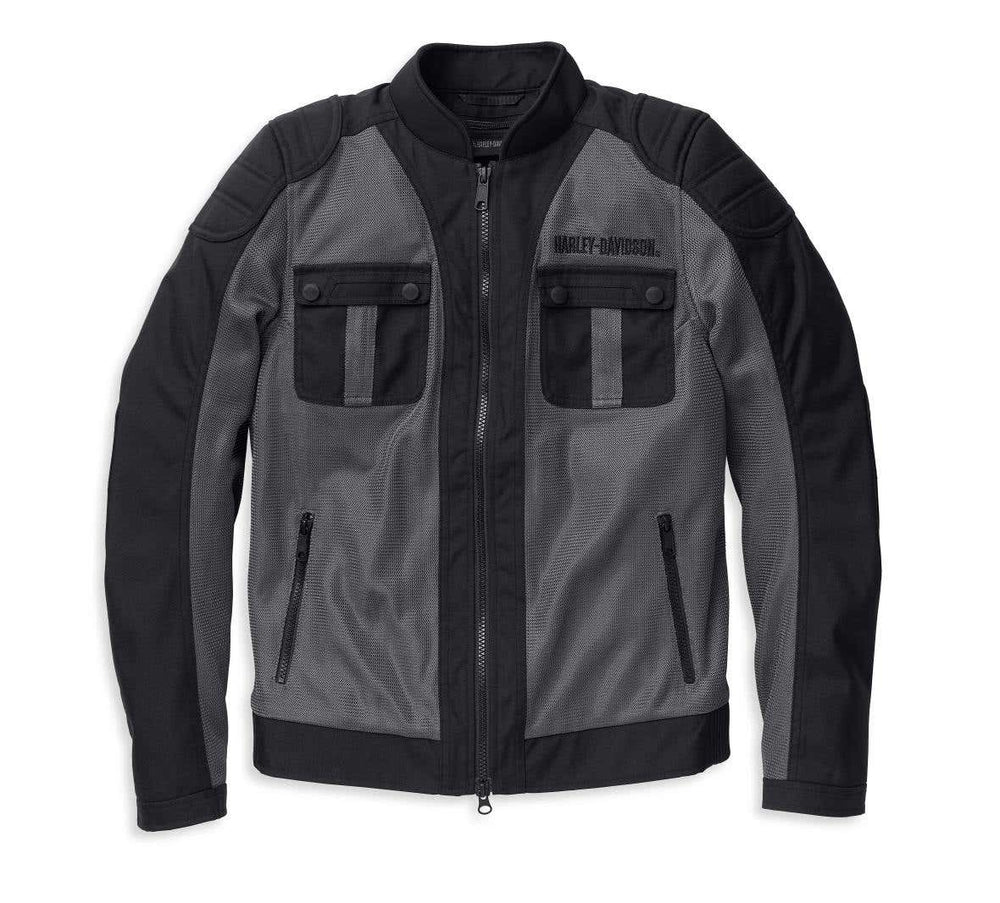 HARLEY-DAVIDSON WOMENS ZEPHYR MESH JACKET WITH ZIP-OUT LINER