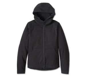 HARLEY-DAVIDSON WOMENS DEFLECTOR 2.0 HOODED RIDING FLEECE