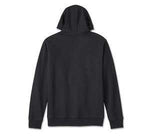 HARLEY-DAVIDSON MENS BAR FONT ZIP-UP HOODIE