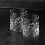 Harley-Davidson Willie G Skull Crystal Old Fashioned Set