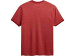 HARLEY-DAVIDSON MENS MENS STAPLE SNOW TEE - RED