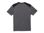 HARLEY-DAVIDSON MENS MENS BAR & SHIELD PERFORMANCE TEE - BLACK BEAUTY