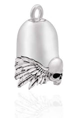 STEEL HORSE JEWELRY SKULL AND WINGS ROAD BELL