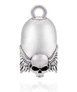 STEEL HORSE JEWELRY SKULL AND WINGS ROAD BELL