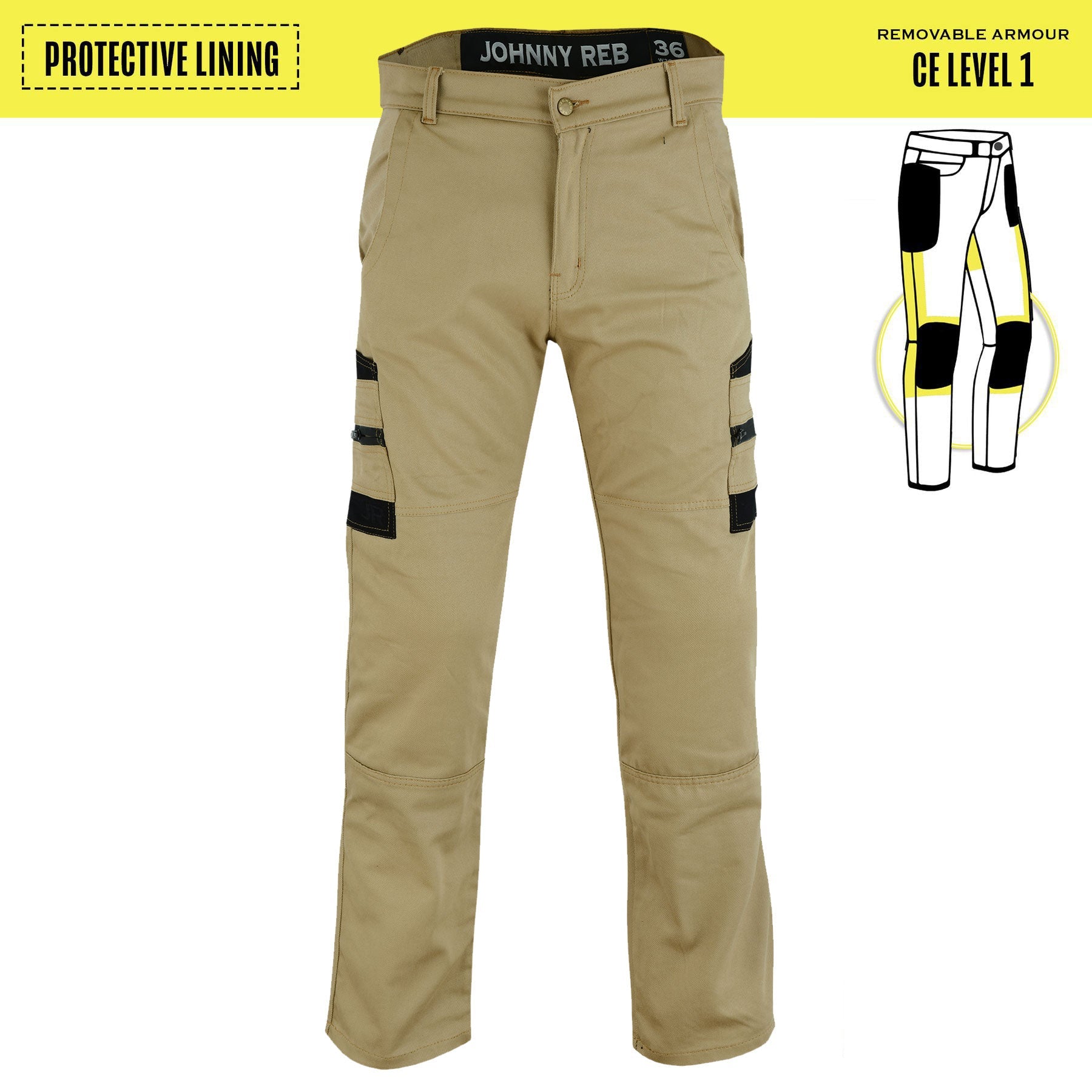 Johnny Reb Men's Protective Tradie Pants