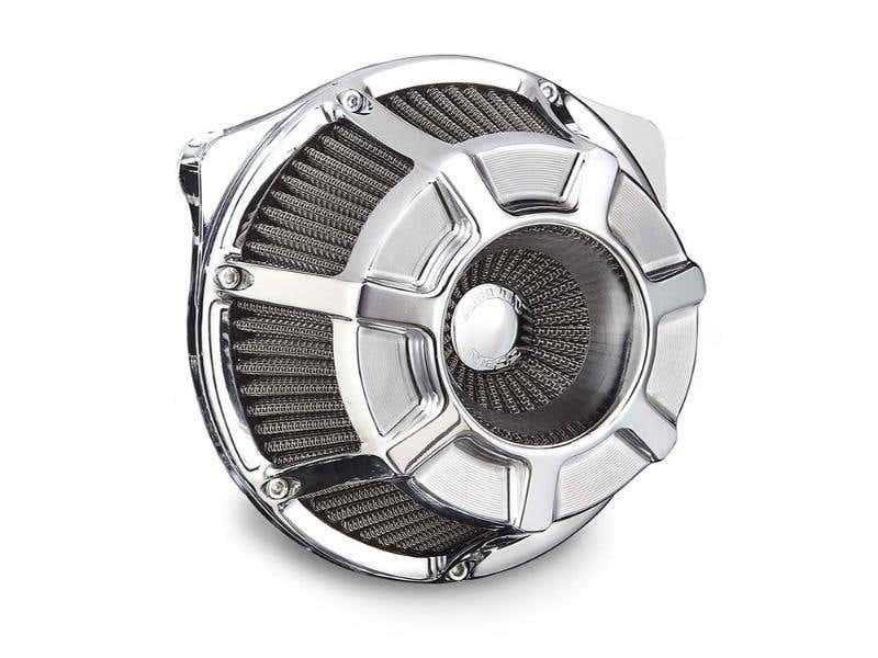 ARLEN NESS BEVELED AIR CLEANER KIT - CHROME. FITS CVO TOURING 2023UP STREET GLIDE & ROAD GLIDE 2024UP TOURING 2025UP & SOFTAIL 2025UP