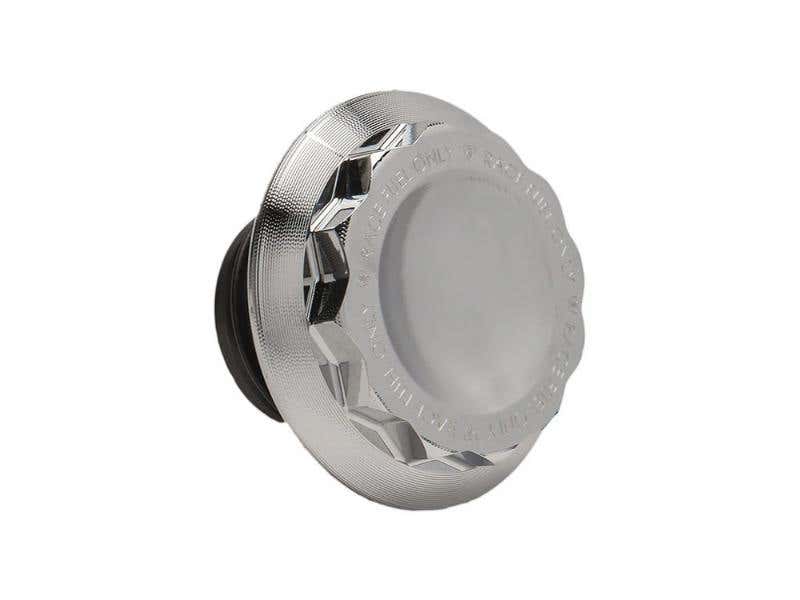 ARLEN NESS 12 POINT RIGHT HAND VENTED SCREW-IN FUEL CAP - CHROME. FITS H-D BIG TWIN 1996UP & SPORTSTER 1996-2021