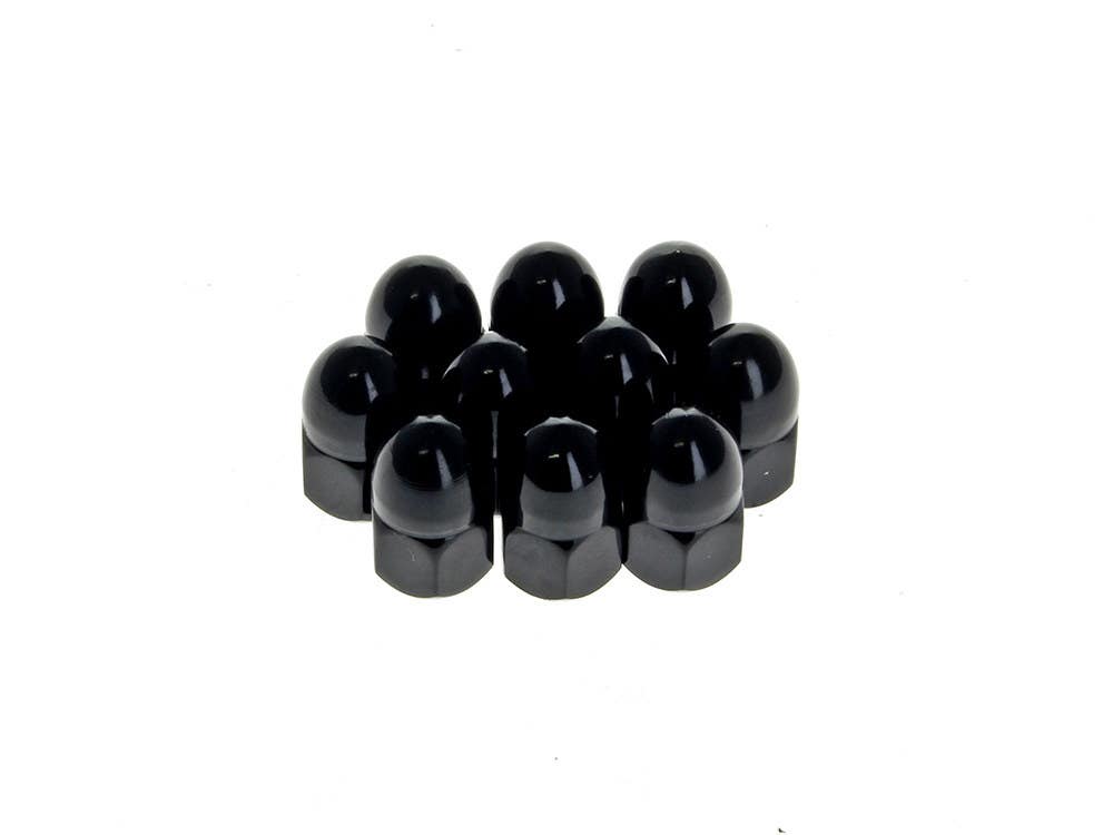 ROLLIES SPEED SHOP NUT ACORN UNF 3/8-24 BLK