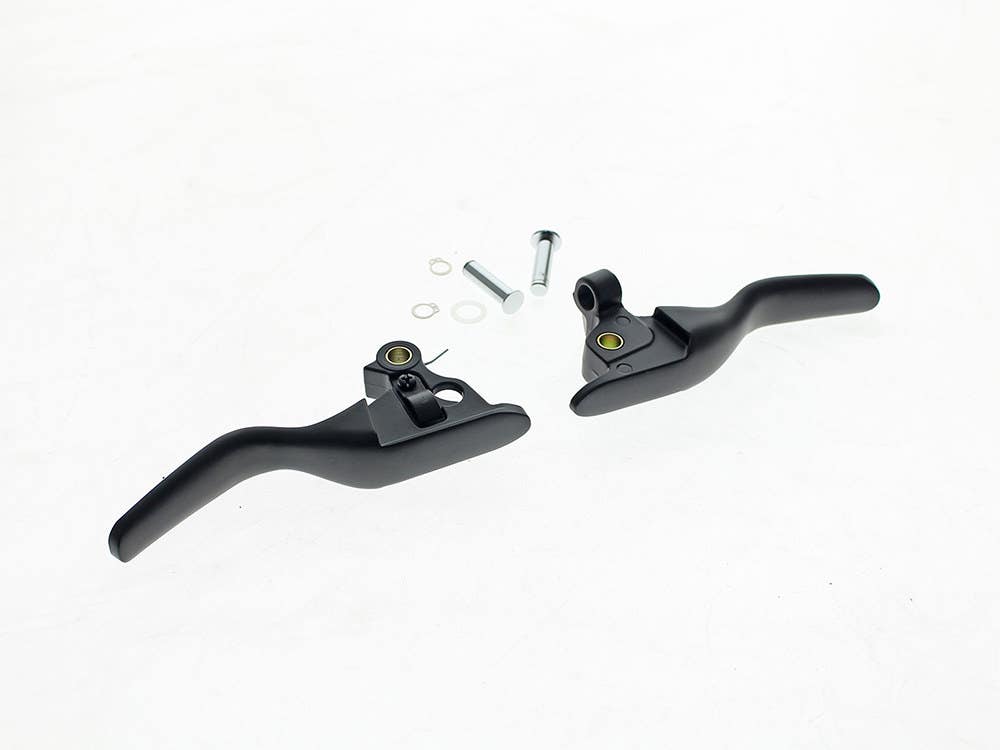 ROLLIES SPEED SHOP LEVERS SHORT BLK FLH21UP W/CABLE