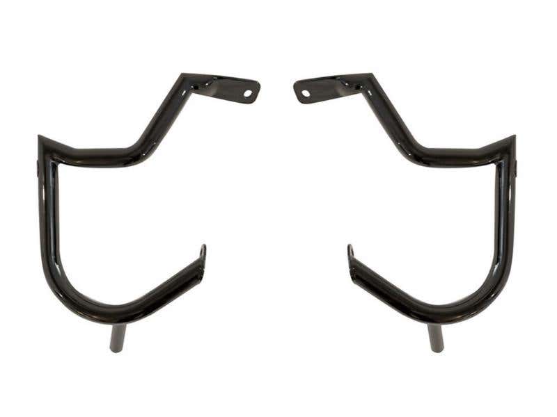 FACTORY 47 HANDLEBARS VENOM REAR CRASHBARS - GLOSS BLACK. FITS TOURING 1997UP.