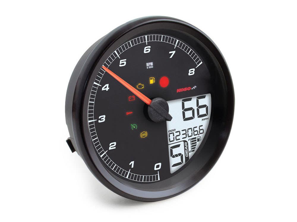 KOSO NORTH AMERICA SPEEDO/TACHO 4-1/2 S/TAIL11-17