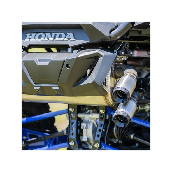 S&S CYCLE PERFORMANCE POWER TUNE XTO UTV EXHAUST - STAINLESS STEEL WITH RACE MUFFLER. FITS HONDA TALON 2019UP.