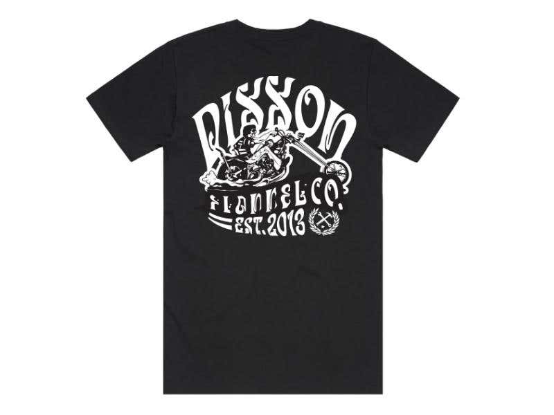 DIXXON QUALITY FLANNEL MENS DIXXON 12 OVER TEE - BLACK