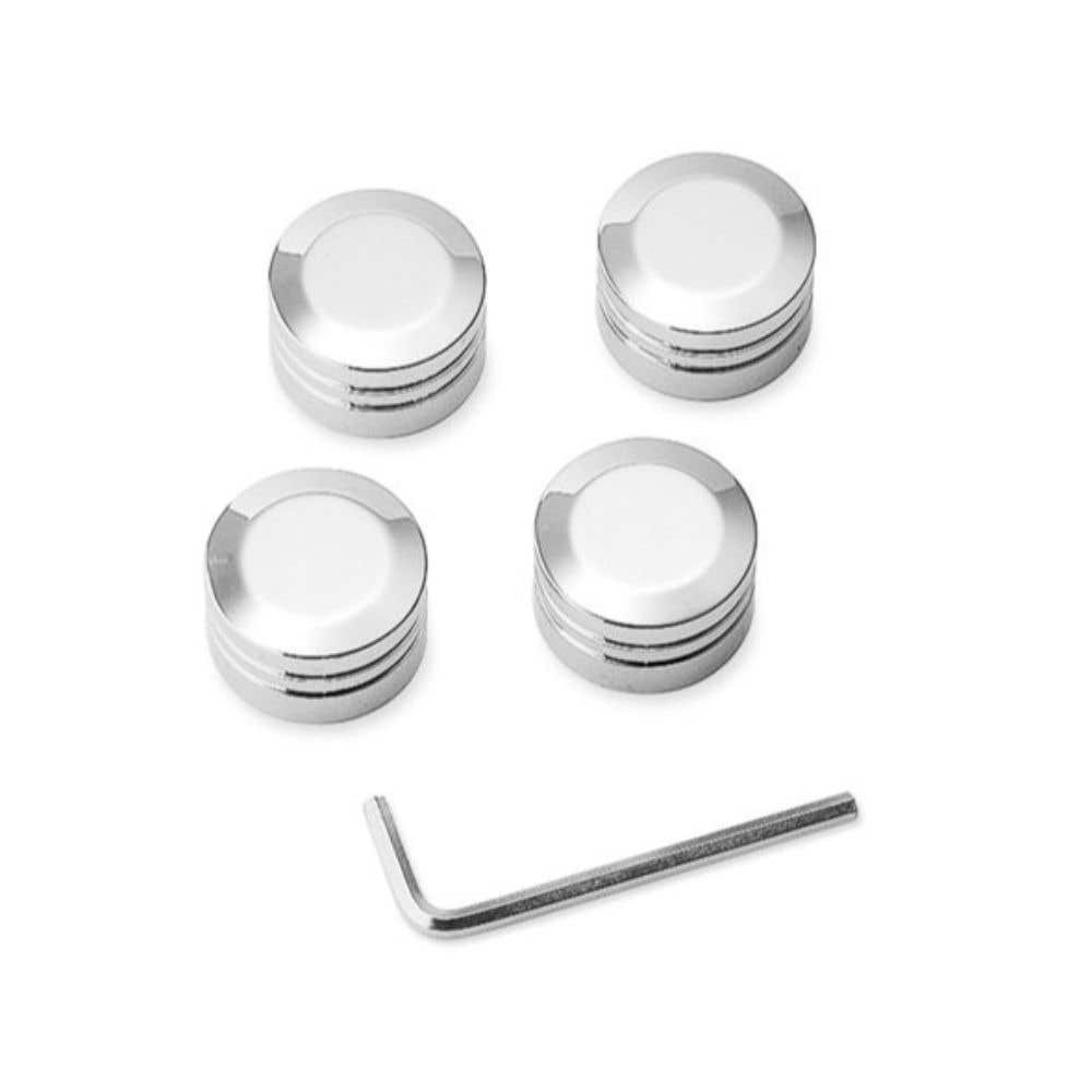 HARLEY-DAVIDSON CHROME HEADBOLT COVERS